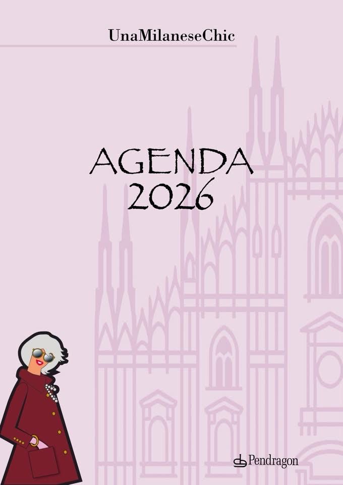 AGENDA 2026 SETTIMANALE DI UNA MILANESE CHIC